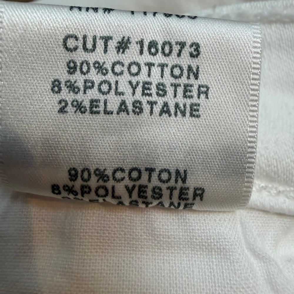 J Brand 811 Bermuda Shorts White Denim Raw Hem Blanc Size 29 - Picture 7 of 10